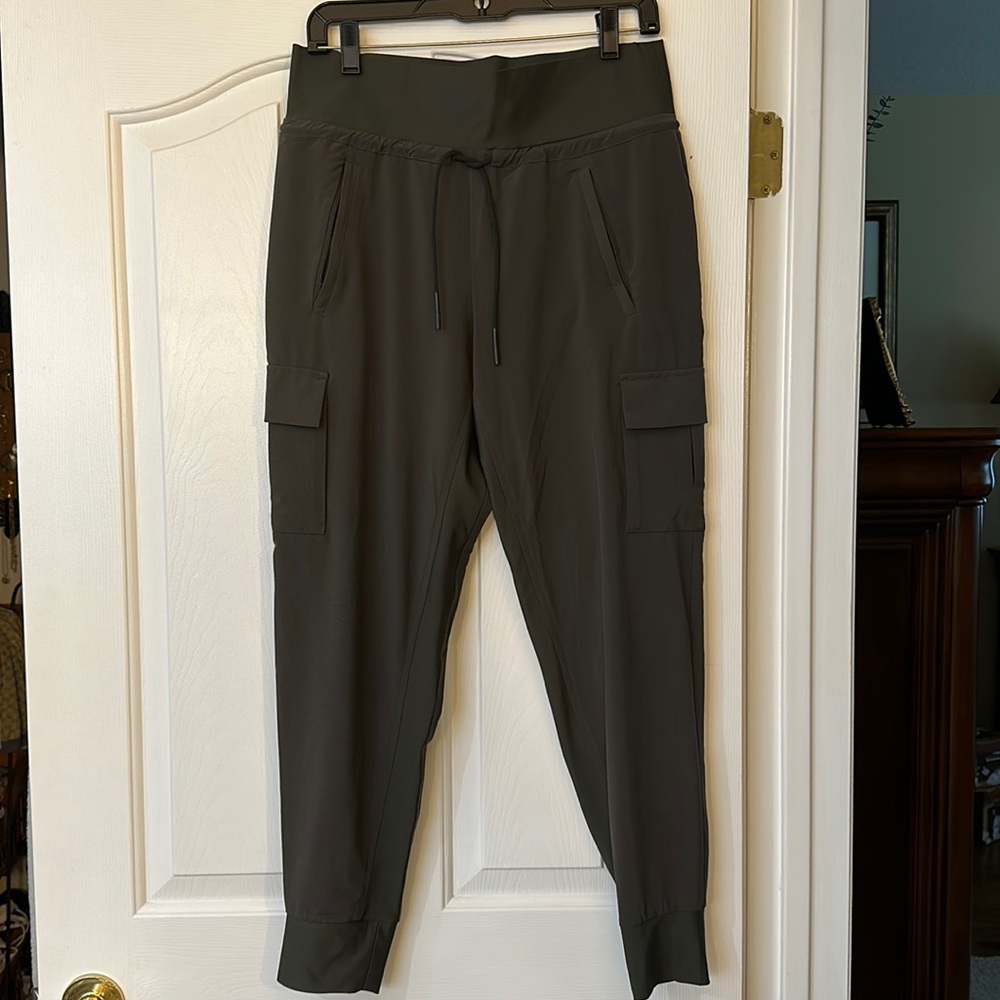 Athleta army green joggers